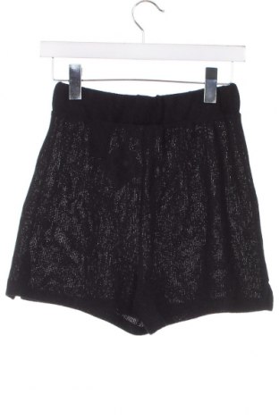Дамски къс панталон H&M, Размер XS, Цвят Черен, Цена 19,00 лв.