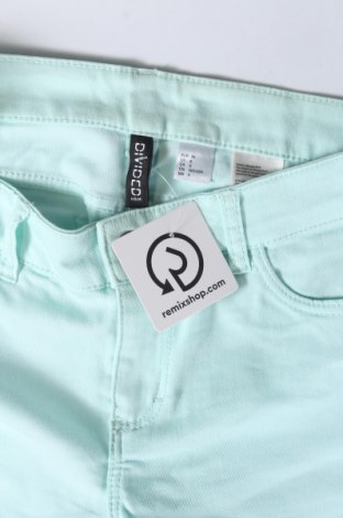 Дамски къс панталон H&M Divided, Размер S, Цвят Син, Цена 3,04 лв.