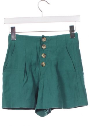 Дамски къс панталон Mohito, Размер XXS, Цвят Зелен, Цена 11,73 лв.