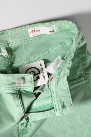 Pantaloni scurți de femei S.Oliver, Mărime S, Culoare Verde, Preț 111,84 Lei