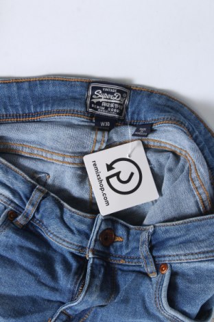 Γυναικείο κοντό παντελόνι Superdry, Μέγεθος M, Χρώμα Μπλέ, Τιμή 9,97 €