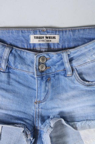 Дамски къс панталон Tally Weijl, Размер XS, Цвят Син, Цена 19,04 лв.