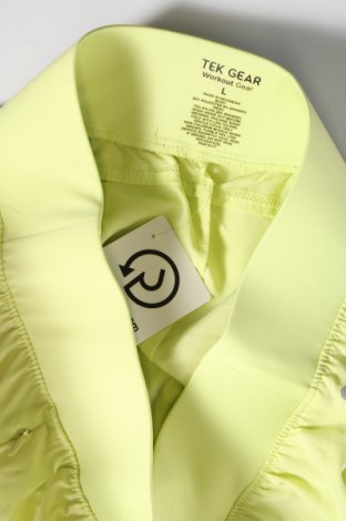 Дамски къс панталон Tek Gear, Размер L, Цвят Зелен, Цена 19,00 лв.