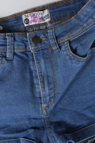 Γυναικείο κοντό παντελόνι Terranova, Μέγεθος XS, Χρώμα Μπλέ, Τιμή 8,18 €