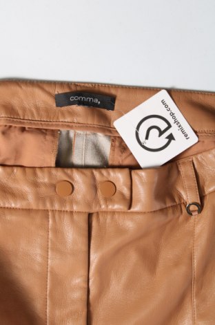 Γυναικείο παντελόνι δερμάτινο Comma,, Μέγεθος M, Χρώμα Καφέ, Τιμή 25,34 €