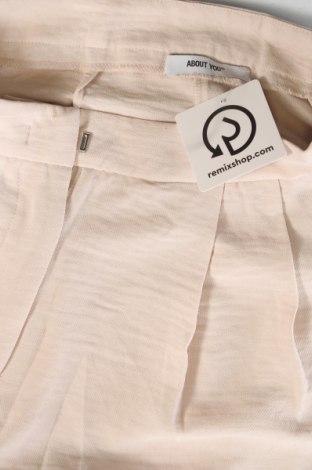 Pantaloni de femei About You, Mărime XS, Culoare Ecru, Preț 81,58 Lei