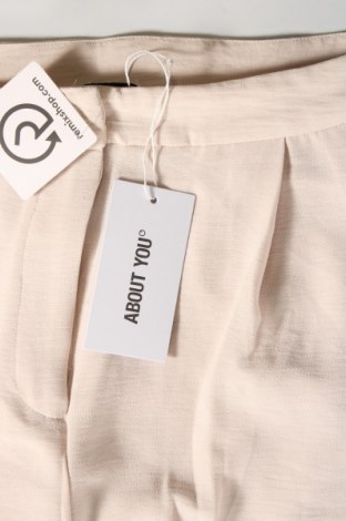 Γυναικείο παντελόνι About You, Μέγεθος M, Χρώμα Εκρού, Τιμή 24,29 €