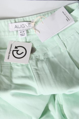 Γυναικείο παντελόνι Aligne, Μέγεθος XS, Χρώμα Πράσινο, Τιμή 80,41 €