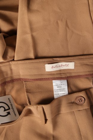Γυναικείο παντελόνι Amelie & Amelie, Μέγεθος XL, Χρώμα  Μπέζ, Τιμή 8,07 €