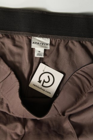Γυναικείο παντελόνι Ava & Viv, Μέγεθος XL, Χρώμα Γκρί, Τιμή 8,07 €
