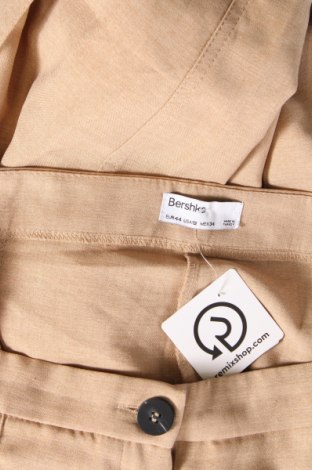 Pantaloni de femei Bershka, Mărime XL, Culoare Bej, Preț 38,16 Lei