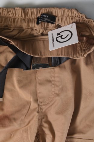 Pantaloni de femei Bershka, Mărime XS, Culoare Bej, Preț 37,73 Lei