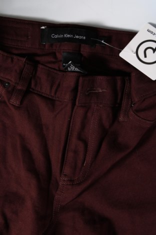Dámské kalhoty  Calvin Klein Jeans, Velikost S, Barva Červená, Cena  523,00 Kč