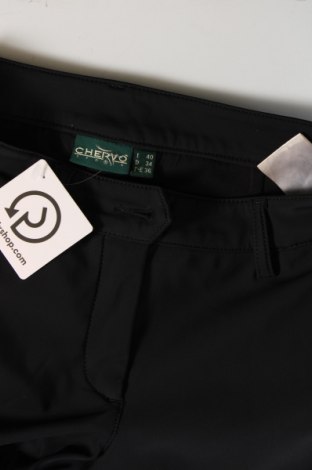 Γυναικείο παντελόνι Chervo, Μέγεθος XS, Χρώμα Μαύρο, Τιμή 16,82 €