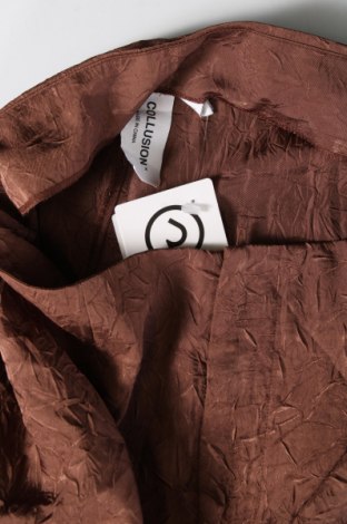 Γυναικείο παντελόνι Collusion, Μέγεθος M, Χρώμα Καφέ, Τιμή 15,44 €