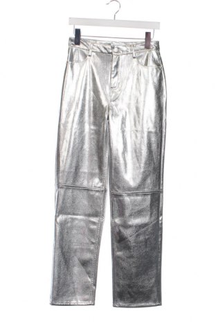 Дамски панталон Edited, Размер XS, Цвят Сребрист, Цена 46,50 лв.