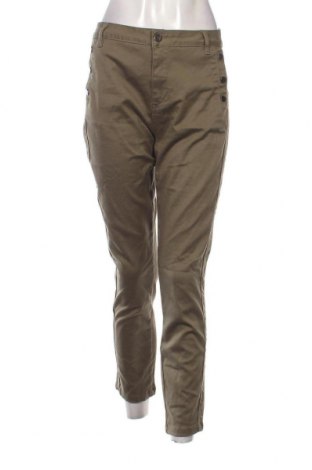 Дамски панталон Fransa, Размер XL, Цвят Зелен, Цена 16,40 лв.