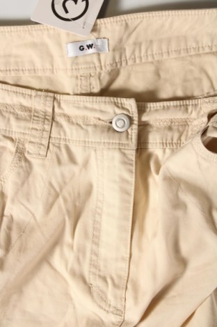 Γυναικείο παντελόνι G.W., Μέγεθος XL, Χρώμα  Μπέζ, Τιμή 18,93 €