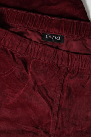 Γυναικείο παντελόνι Gina, Μέγεθος XL, Χρώμα Κόκκινο, Τιμή 12,80 €