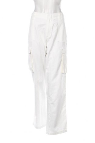 Pantaloni de femei Gina Tricot, Mărime L, Culoare Alb, Preț 50,99 Lei