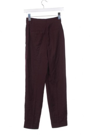 Дамски панталон H&M, Размер XXS, Цвят Червен, Цена 7,54 лв.