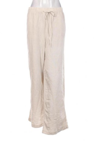Damskie spodnie H&M, Rozmiar XL, Kolor Beżowy, Cena 107,86 zł