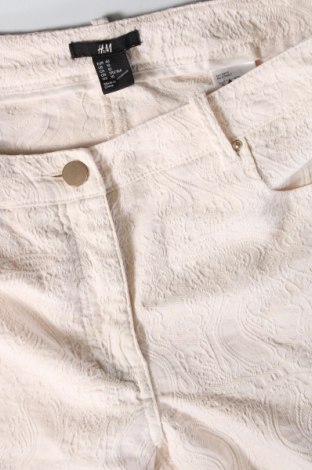 Дамски панталон H&M, Размер M, Цвят Екрю, Цена 16,53 лв.