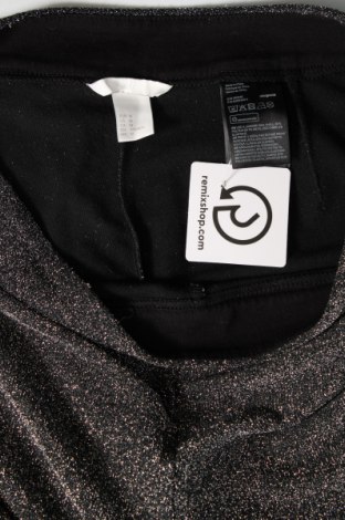 Дамски панталон H&M, Размер M, Цвят Сребрист, Цена 17,60 лв.