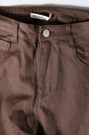 Дамски панталон Hello Miss, Размер M, Цвят Кафяв, Цена 8,20 лв.
