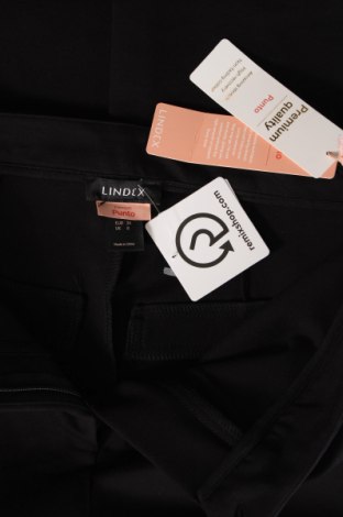 Дамски панталон Lindex, Размер XS, Цвят Черен, Цена 18,40 лв.