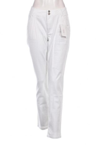 Pantaloni de femei Linea Tesini, Mărime L, Culoare Alb, Preț 137,66 Lei