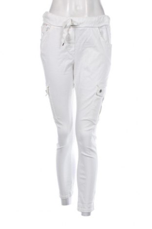 Дамски панталон Made In Italy, Размер S, Цвят Бял, Цена 33,27 лв.
