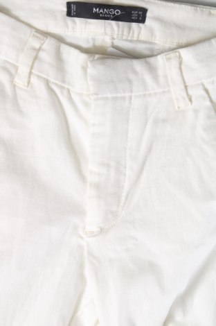 Γυναικείο παντελόνι Mango, Μέγεθος XXS, Χρώμα Εκρού, Τιμή 10,43 €