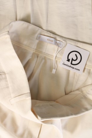 Pantaloni de femei Mango, Mărime M, Culoare Ecru, Preț 113,98 Lei