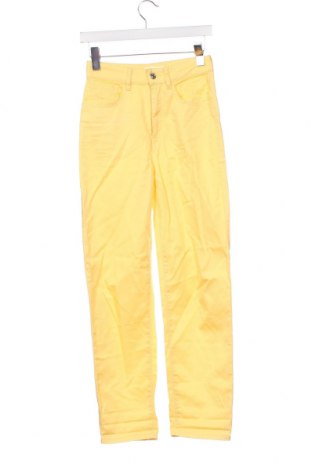 Γυναικείο παντελόνι Mango, Μέγεθος XS, Χρώμα Κίτρινο, Τιμή 10,99 €