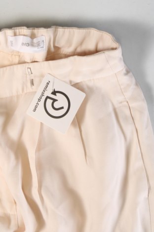 Pantaloni de femei Mango, Mărime XS, Culoare Ecru, Preț 86,66 Lei