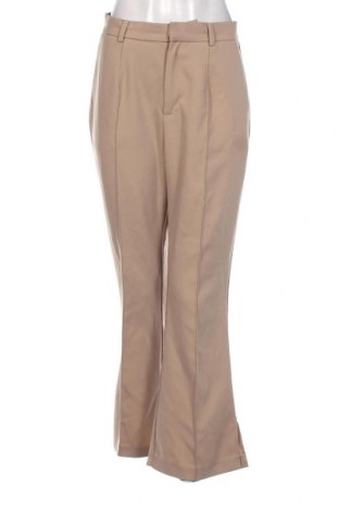 Pantaloni de femei NA-KD, Mărime M, Culoare Bej, Preț 56,48 Lei