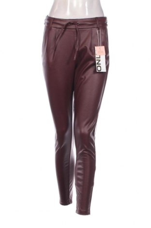 Дамски панталон ONLY, Размер XS, Цвят Червен, Цена 24,80 лв.