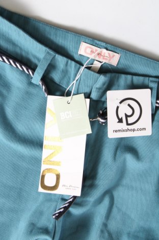 Дамски панталон ONLY, Размер S, Цвят Зелен, Цена 21,70 лв.