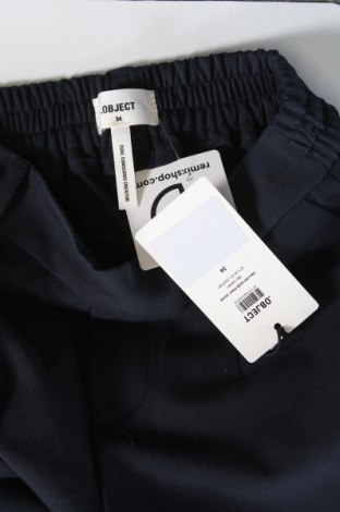 Pantaloni de femei Object, Mărime XS, Culoare Albastru, Preț 137,66 Lei