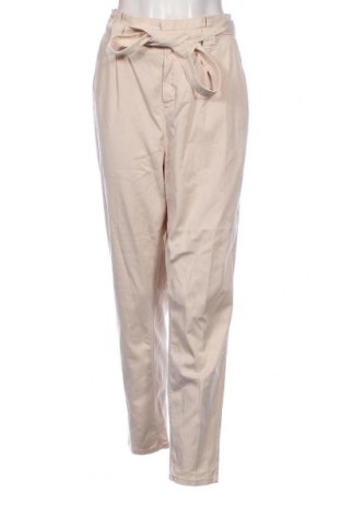 Γυναικείο παντελόνι Oui, Μέγεθος L, Χρώμα  Μπέζ, Τιμή 25,39 €