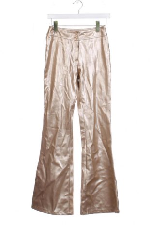 Дамски панталон Pimkie, Размер XS, Цвят Златист, Цена 6,67 лв.