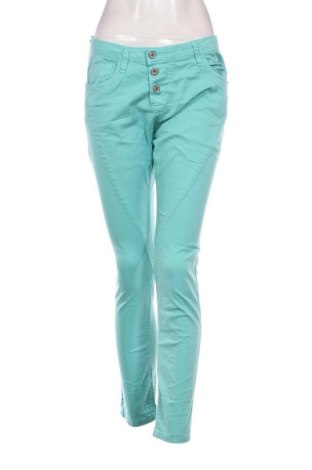 Дамски панталон Please, Размер M, Цвят Зелен, Цена 27,20 лв.