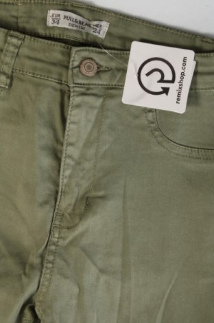 Pantaloni de femei Pull&Bear, Mărime XS, Culoare Verde, Preț 44,89 Lei