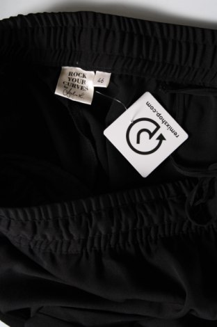 Γυναικείο παντελόνι Rock Your Curves by Angelina Kirsch, Μέγεθος XL, Χρώμα Μαύρο, Τιμή 7,18 €