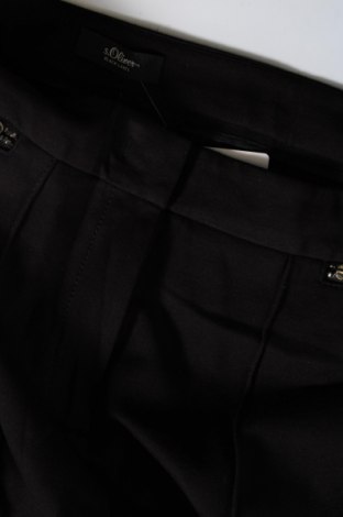 Дамски панталон S.Oliver Black Label, Размер S, Цвят Черен, Цена 30,60 лв.