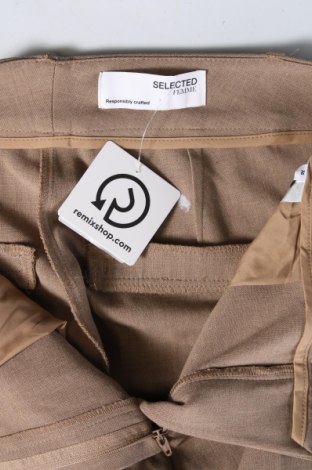 Damenhose Selected Femme, Größe S, Farbe Beige, Preis € 33,06