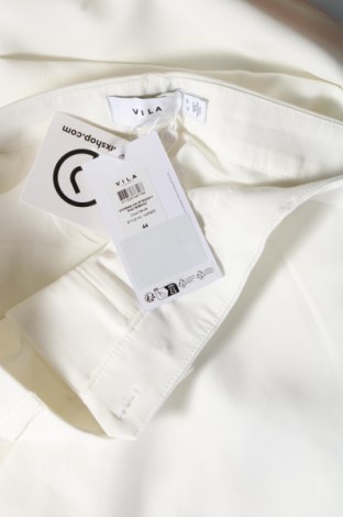 Дамски панталон VILA, Размер XL, Цвят Бял, Цена 62,00 лв.