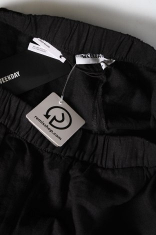 Pantaloni de femei Weekday, Mărime S, Culoare Negru, Preț 305,92 Lei