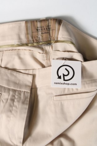 Дамски панталон Weekend Max Mara, Размер M, Цвят Бежов, Цена 98,86 лв.